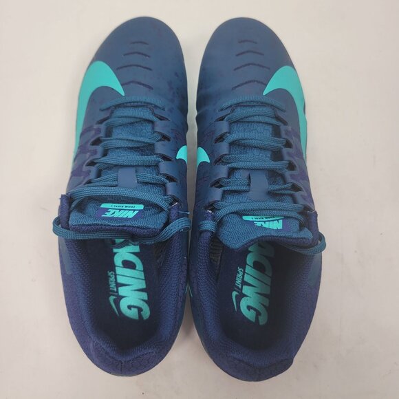 Nike Zoom Rival S Men's Blue Track Sprint Spikes Cleats 907564-402 US Size 6.5 - Picture 5 of 8